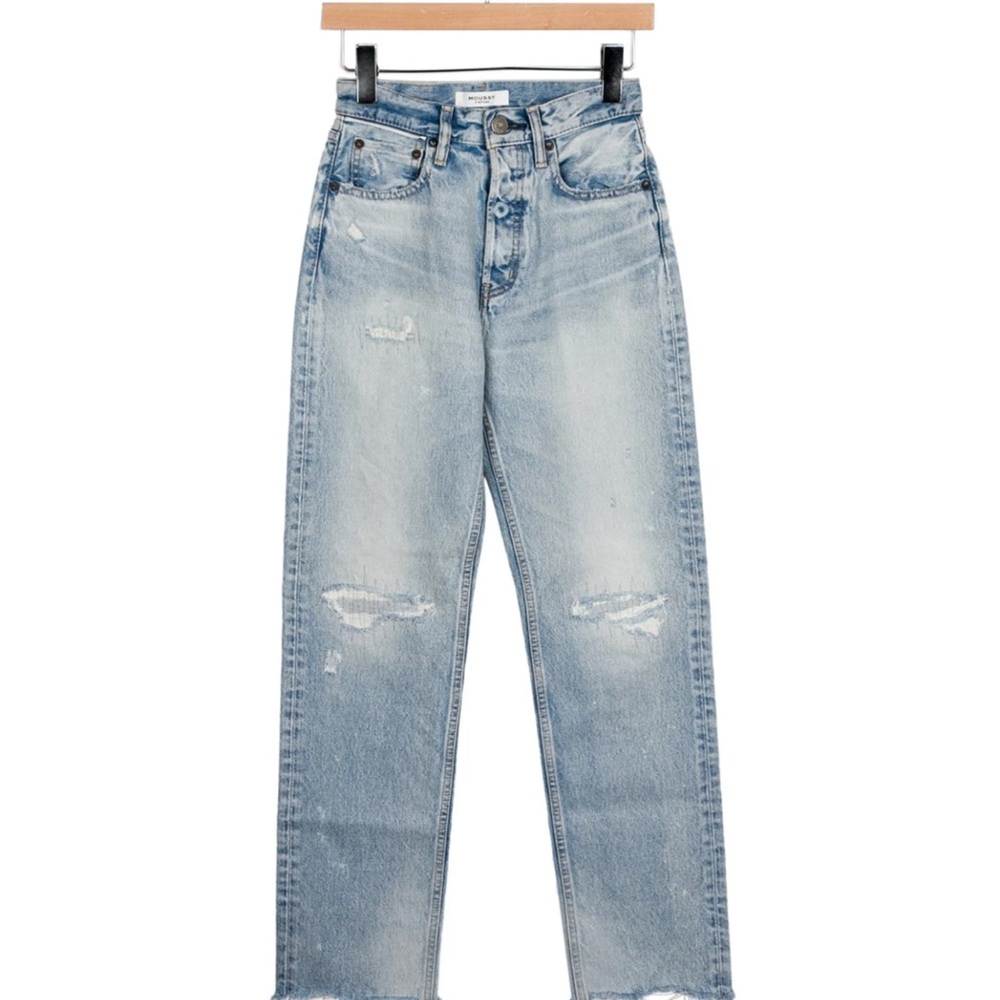 Moussy Argnett Wide Straight Jean - light blue 24